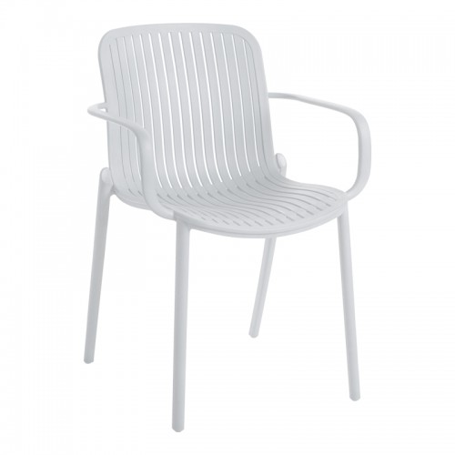 Πολυθρόνα Teragi στοιβαζόμενη pakoworld pp με UV protection λευκή 59x57x82εκ Εξωτερικού Χώρου Πολυθρόνα Teragi στοιβαζόμενη pakoworld pp με UV protection λευκή 59x57x82εκ Εξωτερικού Χώρου