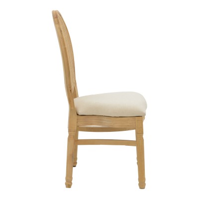 Καρέκλα Canco pakoworld φυσικό rubberwood-φυσικό rattan 50x55x98εκ Σαλόνι Καρέκλα Canco pakoworld φυσικό rubberwood-φυσικό rattan 50x55x98εκ Σαλόνι