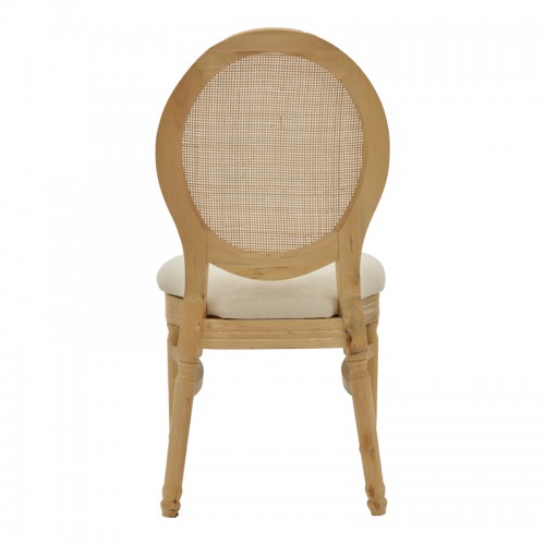Καρέκλα Canco pakoworld φυσικό rubberwood-φυσικό rattan 50x55x98εκ Σαλόνι Καρέκλα Canco pakoworld φυσικό rubberwood-φυσικό rattan 50x55x98εκ Σαλόνι