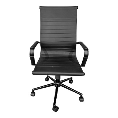 Καρέκλα γραφείου διευθυντή Valter pakoworld pu μαύρο 55.5x58x108εκ Έπιπλα Γραφείου