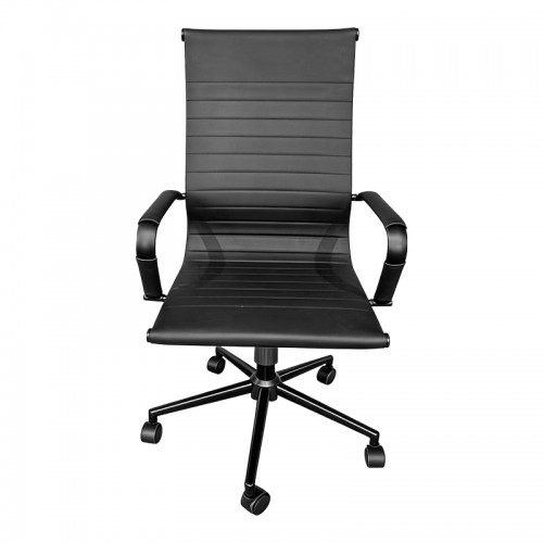 Καρέκλα γραφείου διευθυντή Valter pakoworld pu μαύρο 55.5x58x108εκ Έπιπλα Γραφείου