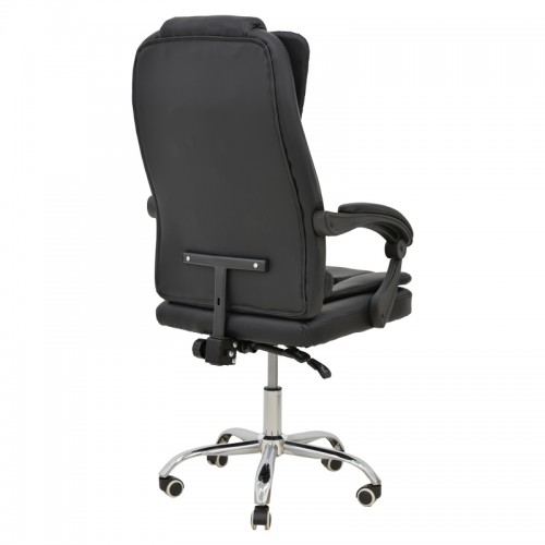 Καρέκλα γραφείου διευθυντή Toronsi pakoworld μαύρο pu 60x68x128εκ Έπιπλα Γραφείου