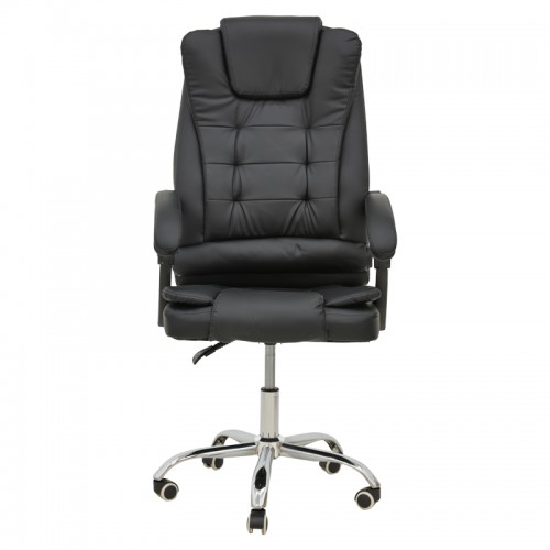 Καρέκλα γραφείου διευθυντή Toronsi pakoworld μαύρο pu 60x68x128εκ Έπιπλα Γραφείου