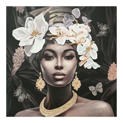Πίνακας σε καμβά Beauty 3D Inart 100x3x100εκ Πίνακας σε καμβά Beauty 3D Inart 100x3x100εκ