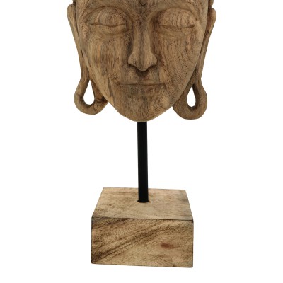 Επιτραπέζιο διακοσμητικό βούδας Mask Inart φυσικό μάνγκο ξύλο-μέταλλο 20x18.5x48.5εκ Διακόσμηση - Φως - Χαλιά Επιτραπέζιο διακοσμητικό βούδας Mask Inart φυσικό μάνγκο ξύλο-μέταλλο 20x18.5x48.5εκ Διακόσμηση - Φως - Χαλιά