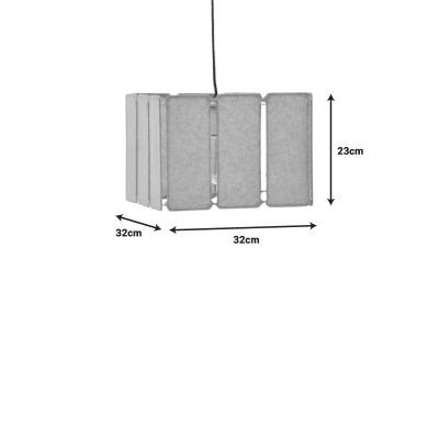 Φωτιστικό οροφής Boxfo Inart καφέ press papier-μέταλλο 32x32x123εκ Διακόσμηση - Φως - Χαλιά Φωτιστικό οροφής Boxfo Inart καφέ press papier-μέταλλο 32x32x123εκ Διακόσμηση - Φως - Χαλιά