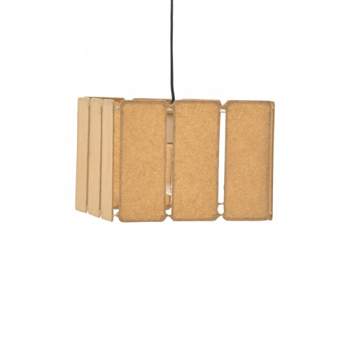 Φωτιστικό οροφής Boxfo Inart καφέ press papier-μέταλλο 32x32x123εκ Διακόσμηση - Φως - Χαλιά Φωτιστικό οροφής Boxfo Inart καφέ press papier-μέταλλο 32x32x123εκ Διακόσμηση - Φως - Χαλιά