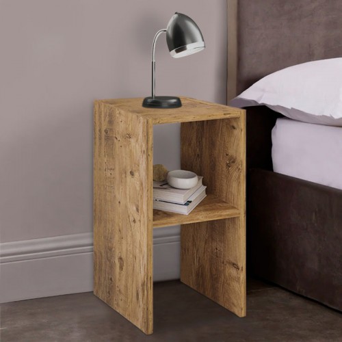 Κομοδίνο Deseo pakoworld σε oak απόχρωση 30x30x60εκ Κομοδίνο Deseo pakoworld σε oak απόχρωση 30x30x60εκ