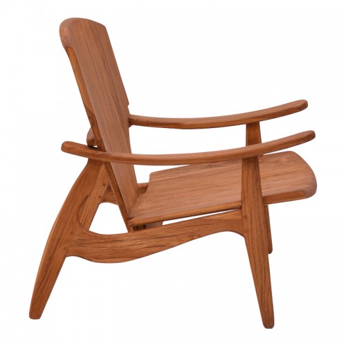 Πολυθρόνα Brazin pakoworld φυσικό teak ξύλο 67x76x78.5εκ Πολυθρόνα Brazin pakoworld φυσικό teak ξύλο 67x76x78.5εκ