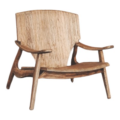 Πολυθρόνα Brazin pakoworld φυσικό teak ξύλο 67x76x78.5εκ Πολυθρόνα Brazin pakoworld φυσικό teak ξύλο 67x76x78.5εκ