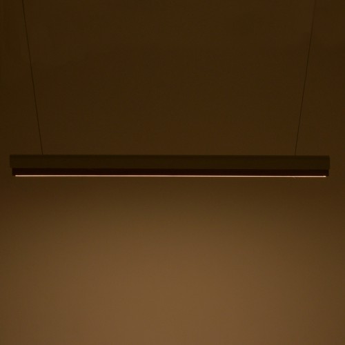 Φωτιστικό οροφής Rafmole pakoworld Led λευκό μέταλλο-ξύλο 120x7.5εκ Φωτιστικό οροφής Rafmole pakoworld Led λευκό μέταλλο-ξύλο 120x7.5εκ