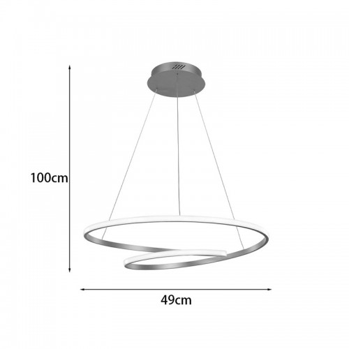 Φωτιστικό οροφής Rexon pakoworld led μέταλλο χρυσό Φ49x12εκ Διακόσμηση - Φως - Χαλιά