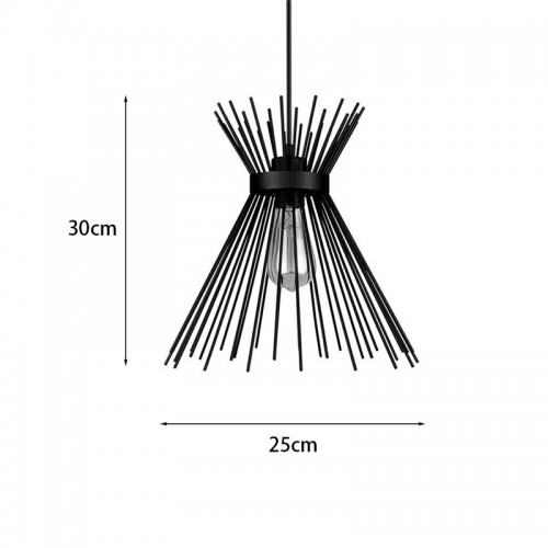 Φωτιστικό οροφής Candle I pakoworld E27 μέταλλο μαύρο Φ25x30εκ Διακόσμηση - Φως - Χαλιά Φωτιστικό οροφής Candle I pakoworld E27 μέταλλο μαύρο Φ25x30εκ Διακόσμηση - Φως - Χαλιά