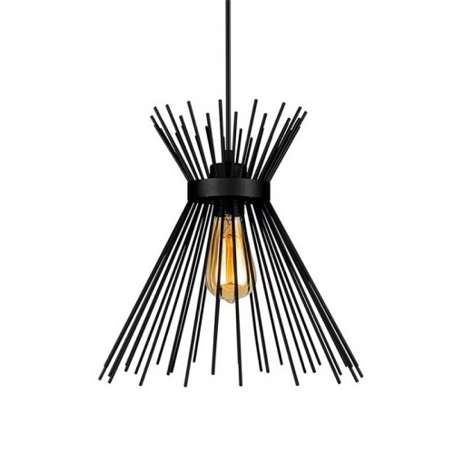 Φωτιστικό οροφής Candle I pakoworld E27 μέταλλο μαύρο Φ25x30εκ Διακόσμηση - Φως - Χαλιά Φωτιστικό οροφής Candle I pakoworld E27 μέταλλο μαύρο Φ25x30εκ Διακόσμηση - Φως - Χαλιά