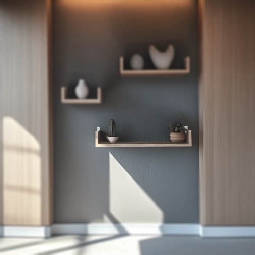 Ραφιέρα τοίχου Derva pakoworld σε oak απόχρωση 60x15x10cm Σαλόνι Ραφιέρα τοίχου Derva pakoworld σε oak απόχρωση 60x15x10cm Σαλόνι