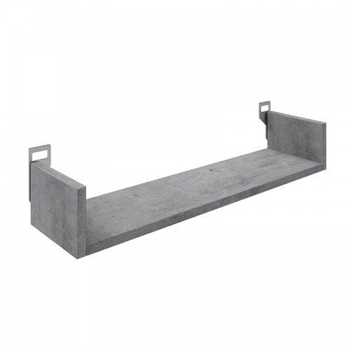 Ραφιέρα τοίχου Derva pakoworld σε cement γκρι απόχρωση 60x15x10cm Σαλόνι Ραφιέρα τοίχου Derva pakoworld σε cement γκρι απόχρωση 60x15x10cm Σαλόνι