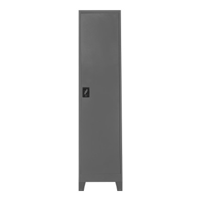 Μεταλλική ντουλάπα-στήλη Koya pakoworld ανθρακί 45x50x190εκ Έπιπλα Γραφείου