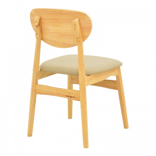 Καρέκλα Cardith pakoworld rubberwood-plywood σε φυσική απόχρωση-pu μπεζ 48x51x78εκ Σαλόνι Καρέκλα Cardith pakoworld rubberwood-plywood σε φυσική απόχρωση-pu μπεζ 48x51x78εκ Σαλόνι
