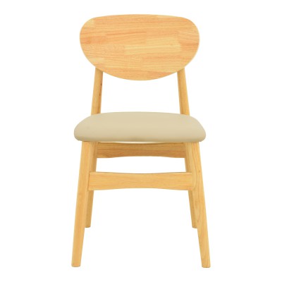 Καρέκλα Cardith pakoworld rubberwood-plywood σε φυσική απόχρωση-pu μπεζ 48x51x78εκ Σαλόνι Καρέκλα Cardith pakoworld rubberwood-plywood σε φυσική απόχρωση-pu μπεζ 48x51x78εκ Σαλόνι