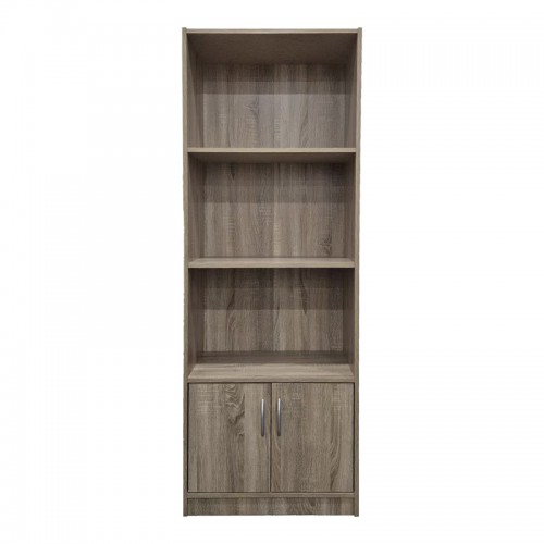 Βιβλιοθήκη Tekaro pakoworld σε sonoma απόχρωση 60x29x166εκ Έπιπλα Γραφείου Βιβλιοθήκη Tekaro pakoworld σε sonoma απόχρωση 60x29x166εκ Έπιπλα Γραφείου