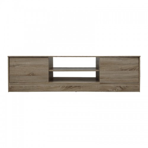 Έπιπλο τηλεόρασης Sasa I pakoworld σε sonoma απόχρωση 150x35x41.5εκ Σαλόνι