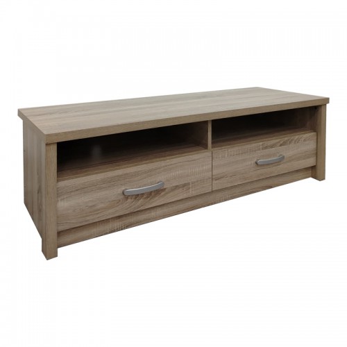 Έπιπλο τηλεόρασης Podizor pakoworld σε sonoma απόχρωση 120x45x42.5εκ Σαλόνι