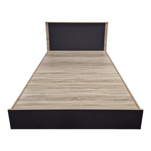 Κρεβάτι Athos pakoworld σε sonoma-ανθρακί απόχρωση 140x200εκ Υπνοδωμάτιο Κρεβάτι Athos pakoworld σε sonoma-ανθρακί απόχρωση 140x200εκ Υπνοδωμάτιο