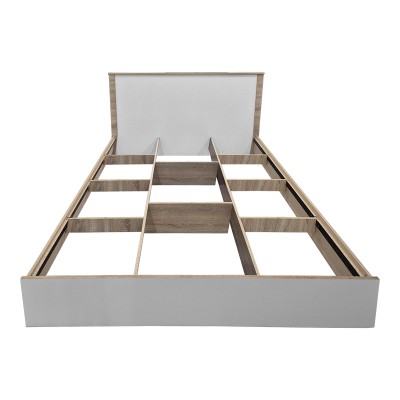Κρεβάτι Athos pakoworld σε sonoma-λευκό απόχρωση 160x200εκ Υπνοδωμάτιο Κρεβάτι Athos pakoworld σε sonoma-λευκό απόχρωση 160x200εκ Υπνοδωμάτιο