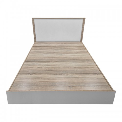 Κρεβάτι Athos pakoworld σε sonoma-λευκό απόχρωση 160x200εκ Υπνοδωμάτιο Κρεβάτι Athos pakoworld σε sonoma-λευκό απόχρωση 160x200εκ Υπνοδωμάτιο
