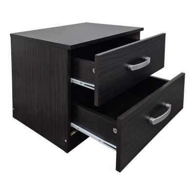 Κομοδίνο Athos pakoworld σε wenge απόχρωση 48x40x41.5εκ Κομοδίνο Athos pakoworld σε wenge απόχρωση 48x40x41.5εκ
