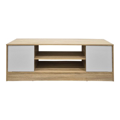 Έπιπλο τηλεόρασης Sasa pakoworld sonoma-λευκό 120x35x41.5εκ Σαλόνι Έπιπλο τηλεόρασης Sasa pakoworld sonoma-λευκό 120x35x41.5εκ Σαλόνι