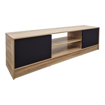 Έπιπλο τηλεόρασης Sasa pakoworld sonoma-ανθρακί 150x35x41.5εκ Σαλόνι Έπιπλο τηλεόρασης Sasa pakoworld sonoma-ανθρακί 150x35x41.5εκ Σαλόνι