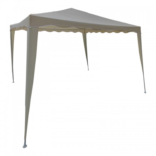 Κιόσκι Gazebo pakoworld μεταλλικός σκελετός - ύφασμα μπεζ 3x3m Εξωτερικού Χώρου Κιόσκι Gazebo pakoworld μεταλλικός σκελετός - ύφασμα μπεζ 3x3m Εξωτερικού Χώρου
