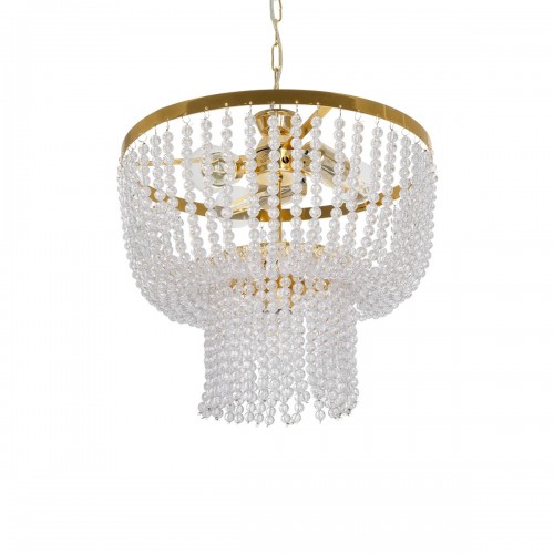 GloboStar® CRYSTAL 203-0028 Κλασικό Κρεμαστό Φωτιστικό Κρύσταλλα Τετράφωτο 4 x E27 IP20 Χρυσό Μέταλλο με Διάφανο Κρύσταλλο - Μ40 x Π44 x Υ73cm Διακόσμηση - Φως - Χαλιά GloboStar® CRYSTAL 203-0028 Κλασικό Κρεμαστό Φωτιστικό Κρύσταλλα Τετράφωτο 4 x E27 IP20 Χρυσό Μέταλλο με Διάφανο Κρύσταλλο - Μ40 x Π44 x Υ73cm Διακόσμηση - Φως - Χαλιά