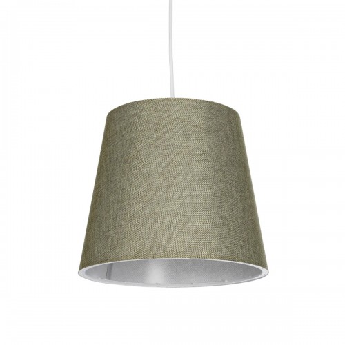 GloboStar® CONEY 203-0074 Μοντέρνο Κρεμαστό Φωτιστικό Καπέλο Μονόφωτο 1 x E27 IP20 Πράσινο Ύφασμα - Μ26 x Π26 x Υ93cm Διακόσμηση - Φως - Χαλιά