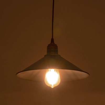 GloboStar® FERRO 203-0082 Μοντέρνο Κρεμαστό Φωτιστικό Καμπάνα Μονόφωτο 1 x E27 IP20 Μαύρο με Χρυσό Πλαστικό - Μ30 x Π30 x Υ90cm Διακόσμηση - Φως - Χαλιά