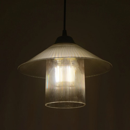GloboStar® Promo 203-0089 Μοντέρνο Κρεμαστό Φωτιστικό Καμπάνα Μονόφωτο 1 x E27 IP20 Μαύρο Πλαστικό - Μ25.5 x Π25.5 x Υ90cm Διακόσμηση - Φως - Χαλιά