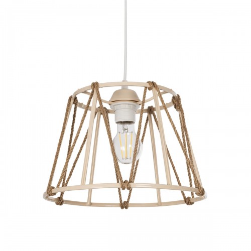 GloboStar® JUTE 203-0092 Μοντέρνο Κρεμαστό Φωτιστικό Σχοινί Μονόφωτο 1 x E27 IP20 Μπεζ Μεταλλό με Μπεζ Σχοινί- Μ30 x Π30 x Υ75cm Διακόσμηση - Φως - Χαλιά GloboStar® JUTE 203-0092 Μοντέρνο Κρεμαστό Φωτιστικό Σχοινί Μονόφωτο 1 x E27 IP20 Μπεζ Μεταλλό με Μπεζ Σχοινί- Μ30 x Π30 x Υ75cm Διακόσμηση - Φως - Χαλιά