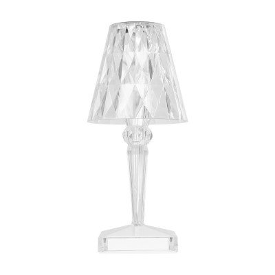 GloboStar® CRYSTAL 62042 Επαναφορτιζόμενο Επιτραπέζιο Φωτιστικό Πορτατίφ LED 1W 100lm 360° DC 5V IP44 RGBW Dimmable με Φορτιστή και Ασύρματο Χειριστήριο IR Διάφανο Πλαστικό - Μ11.5 x Π11.5 x Υ25.5cm - 3 Χρόνια Εγγύηση Διακόσμηση - Φως - Χαλιά GloboStar® CRYSTAL 62042 Επαναφορτιζόμενο Επιτραπέζιο Φωτιστικό Πορτατίφ LED 1W 100lm 360° DC 5V IP44 RGBW Dimmable με Φορτιστή και Ασύρματο Χειριστήριο IR Διάφανο Πλαστικό - Μ11.5 x Π11.5 x Υ25.5cm - 3 Χρόνια Εγγύηση Διακόσμηση - Φως - Χαλιά
