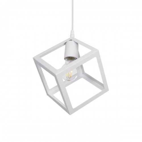 GloboStar® DISE 201-0052 Μοντέρνο Κρεμαστό Φωτιστικό Κύβος Μονόφωτο 1 x E27 IP20 Λευκό Μέταλλο - Μ18 x Π18 x Υ68cm Διακόσμηση - Φως - Χαλιά GloboStar® DISE 201-0052 Μοντέρνο Κρεμαστό Φωτιστικό Κύβος Μονόφωτο 1 x E27 IP20 Λευκό Μέταλλο - Μ18 x Π18 x Υ68cm Διακόσμηση - Φως - Χαλιά