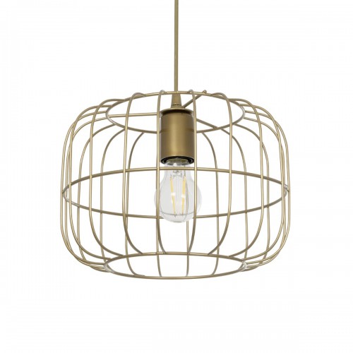 GloboStar® LUCANA 201-0074 Vintage Κρεμαστό Φωτιστικό Πλέγμα Μονόφωτο 1 x E27 IP20 Χρυσό Μέταλλο - Μ30 x Π30 x Υ70cm Διακόσμηση - Φως - Χαλιά GloboStar® LUCANA 201-0074 Vintage Κρεμαστό Φωτιστικό Πλέγμα Μονόφωτο 1 x E27 IP20 Χρυσό Μέταλλο - Μ30 x Π30 x Υ70cm Διακόσμηση - Φως - Χαλιά