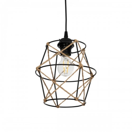 GloboStar® SOLON 201-0088 Vintage Κρεμαστό Φωτιστικό Πλέγμα Μονόφωτο 1 x E27 IP20 Μαύρο Μέταλλο - Μ22 x Π22 x Υ86cm Διακόσμηση - Φως - Χαλιά GloboStar® SOLON 201-0088 Vintage Κρεμαστό Φωτιστικό Πλέγμα Μονόφωτο 1 x E27 IP20 Μαύρο Μέταλλο - Μ22 x Π22 x Υ86cm Διακόσμηση - Φως - Χαλιά