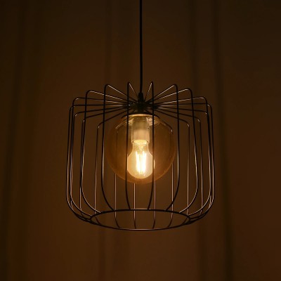 GloboStar® FLAMIA 201-0099 Vintage Κρεμαστό Φωτιστικό Πλέγμα Μονόφωτο 1 x E27 IP20 Μαύρο Μέταλλο με Μπεζ Σχοινί - Μ25 x Π25 x Υ80cm Διακόσμηση - Φως - Χαλιά GloboStar® FLAMIA 201-0099 Vintage Κρεμαστό Φωτιστικό Πλέγμα Μονόφωτο 1 x E27 IP20 Μαύρο Μέταλλο με Μπεζ Σχοινί - Μ25 x Π25 x Υ80cm Διακόσμηση - Φως - Χαλιά