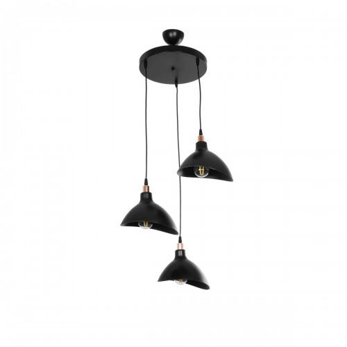 GloboStar® RIVE 203-0144 Μοντέρνο Κρεμαστό Φωτιστικό Καμπάνα Τρίφωτο 3 x E27 IP20 Μαύρο με Χρυσό Πλαστικό - Μ45 x Π45 x Υ80cm Διακόσμηση - Φως - Χαλιά GloboStar® RIVE 203-0144 Μοντέρνο Κρεμαστό Φωτιστικό Καμπάνα Τρίφωτο 3 x E27 IP20 Μαύρο με Χρυσό Πλαστικό - Μ45 x Π45 x Υ80cm Διακόσμηση - Φως - Χαλιά