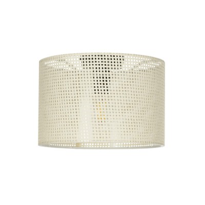 GLOBOSTAR® CILIO 203-0150 Μοντέρνο Φωτιστικό Οροφής με Ντουί 1 x E27 AC 220-240V IP20 - Λευκό - Μ30 x Π30 x Υ22cm