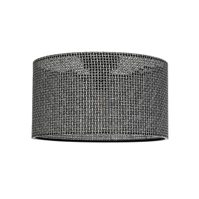 GLOBOSTAR® CILIO 203-0157 Μοντέρνο Φωτιστικό Οροφής με Ντουί 1 x E27 AC 220-240V IP20 - Μαύρο - Μ38 x Π38 x Υ23cm