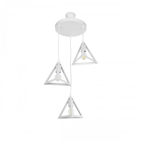 GloboStar® TRIANGLE 203-0164 Μοντέρνο Κρεμαστό Φωτιστικό Καμπάνα Τρίφωτο 3 x E27 IP20 Λευκό Πλαστικό - Μ50 x Π50 x Υ80cm Διακόσμηση - Φως - Χαλιά GloboStar® TRIANGLE 203-0164 Μοντέρνο Κρεμαστό Φωτιστικό Καμπάνα Τρίφωτο 3 x E27 IP20 Λευκό Πλαστικό - Μ50 x Π50 x Υ80cm Διακόσμηση - Φως - Χαλιά