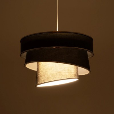 GloboStar® SIERA 203-0167 Μοντέρνο Κρεμαστό Φωτιστικό Καπέλο Μονόφωτο 1 x E27 IP20 Γκρι Ύφασμα με Ασημί Λεπτομέρεια - Μ38 x Π38 x Υ95cm Διακόσμηση - Φως - Χαλιά GloboStar® SIERA 203-0167 Μοντέρνο Κρεμαστό Φωτιστικό Καπέλο Μονόφωτο 1 x E27 IP20 Γκρι Ύφασμα με Ασημί Λεπτομέρεια - Μ38 x Π38 x Υ95cm Διακόσμηση - Φως - Χαλιά