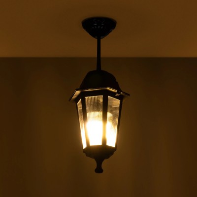 GloboStar® VITRO 203-0189 Vintage Κρεμαστό Φωτιστικό Φαναράκι Μονόφωτο 1 x E27 IP44 Μαύρο Πλαστικό Σώμα - Μ16 x Π16 x Υ48cm Διακόσμηση - Φως - Χαλιά GloboStar® VITRO 203-0189 Vintage Κρεμαστό Φωτιστικό Φαναράκι Μονόφωτο 1 x E27 IP44 Μαύρο Πλαστικό Σώμα - Μ16 x Π16 x Υ48cm Διακόσμηση - Φως - Χαλιά
