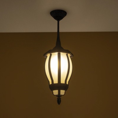 GloboStar® VERDI 203-0232 Vintage Κρεμαστό Φωτιστικό Φαναράκι Μονόφωτο 1 x E27 IP44 Μαύρο Πλαστικό Σώμα - Μ17 x Π17 x Υ52cm Διακόσμηση - Φως - Χαλιά GloboStar® VERDI 203-0232 Vintage Κρεμαστό Φωτιστικό Φαναράκι Μονόφωτο 1 x E27 IP44 Μαύρο Πλαστικό Σώμα - Μ17 x Π17 x Υ52cm Διακόσμηση - Φως - Χαλιά